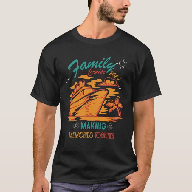 Family Cruise 2024 Skapar minnen på plats T Shirt (Framsida)