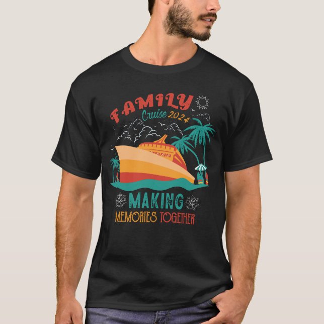 Family Cruise 2024 Skapar minnen tillsammans T Shirt (Framsida)