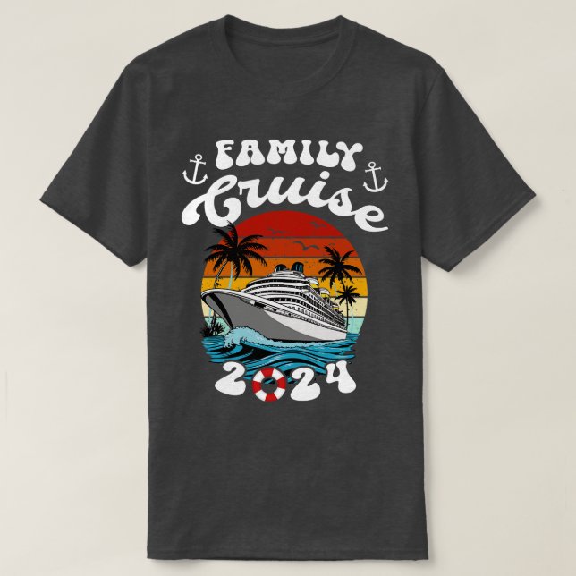 Family Cruise 2024 T Shirt (Design framsida)