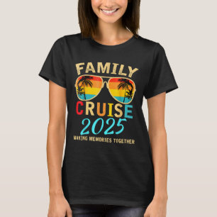 Family Cruise 2025 Beach Matching Summer Vacation T Shirt