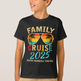 Family Cruise 2025 Beach Matching Summer Vacation T Shirt
