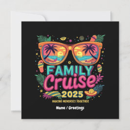 Family Cruise 2025 Skapar minnen tillsammans Inbjudningar