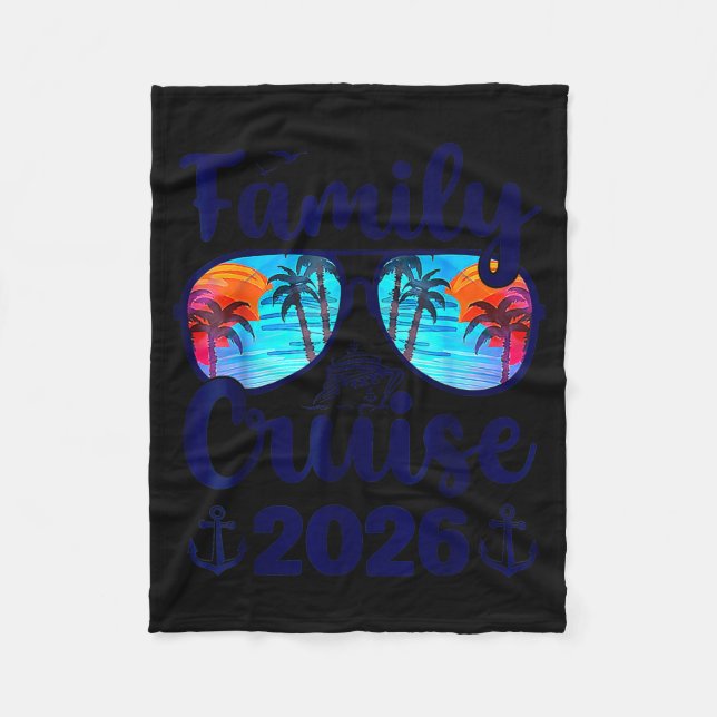 Family Cruise 2026 Family Vacation Matching Family Fleecefilt (Framsidan)