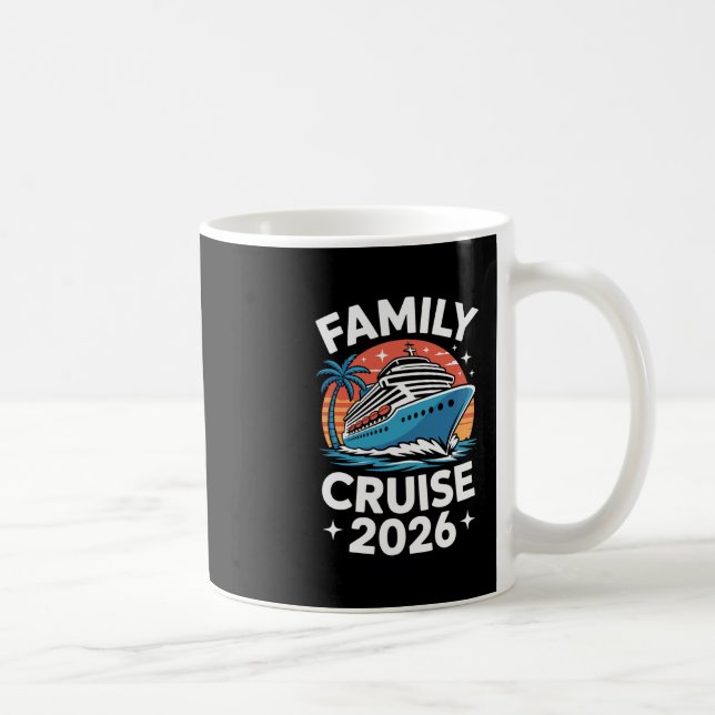 Family Cruise 2026 Funny Cruising 2  Kaffemugg (Höger)