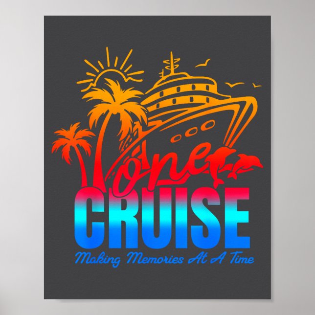 Family Cruise 2026 I Love It When We're Cruisin' T Poster (Framsidan)