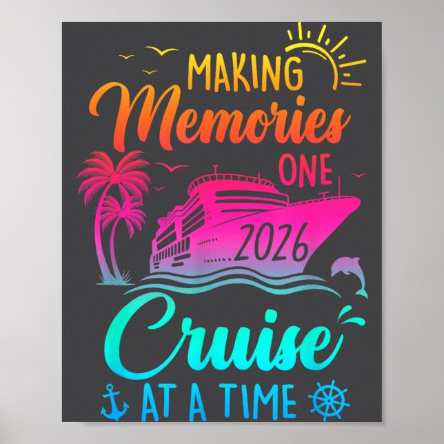 Family Cruise 2026 Making Memories One Cruise At A Poster (Framsidan)
