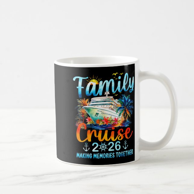 Family Cruise 2026 Making Memories Together Matchi Kaffemugg (Höger)
