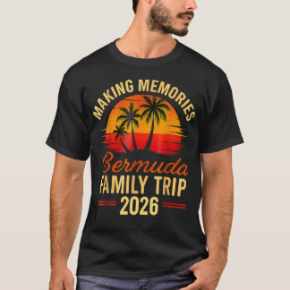 Family Cruise Bermuda 2026 Summer Matching Vacatio T Shirt