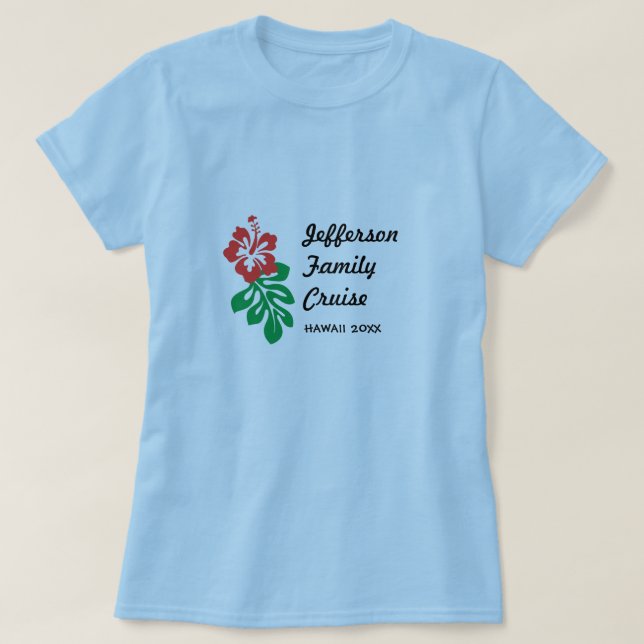 Family Cruise Hawaii Tröja (Design framsida)