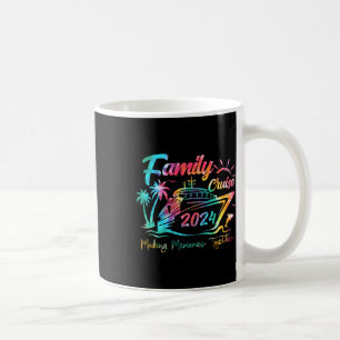 Family Cruise Shirt 2024 Vacation Skapar minnen Kaffemugg