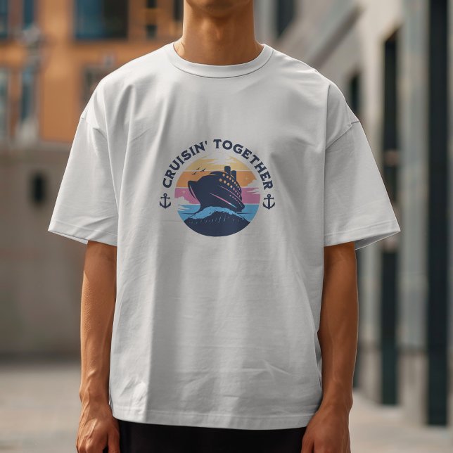Family Cruise Sunset Personalize T Shirt (Skapare uppladdad)