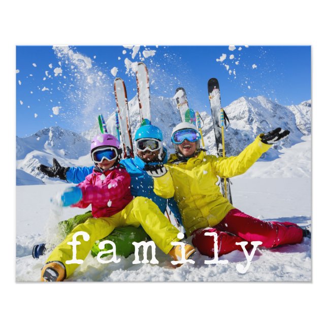 FAMILY eller ditt titelfoto Fototryck (Framsidan)