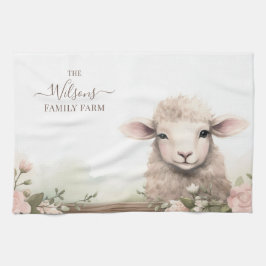 Family Farm Rustic Sheep  Kökshandduk