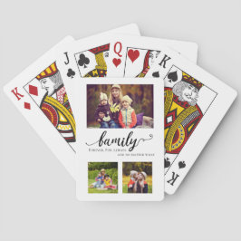Family Forever 3 Photo Collage Mamma Kids Sweet Casinokort