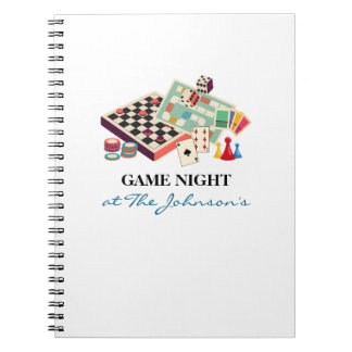 Family Game Night Personalized Scorekeeping Anteckningsbok