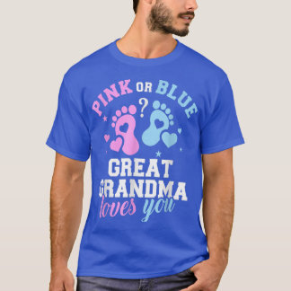 Family Gender avslöjar Grandma Kärlek You T Shirt