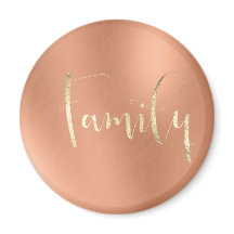 Family Golden Script Rosa Copper Home Planning
