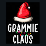 Family Grammie Claus Christmas Santa's Pajama Matc Poster<br><div class="desc">Family Grammie Claus Christmas Santa's Pajama Matching</div>