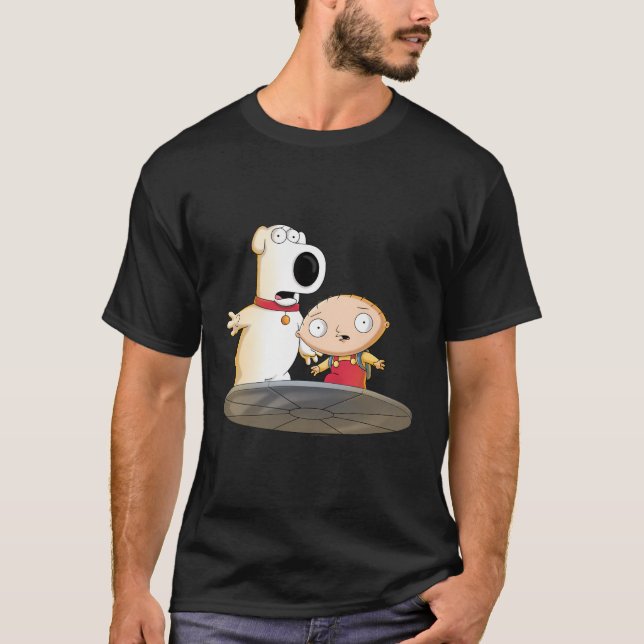 Family Guy Stewie och Brian Shockat T Shirt (Framsida)