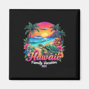 Family Hawaii Summer Matching Resa Vacation 2025 V Magnet