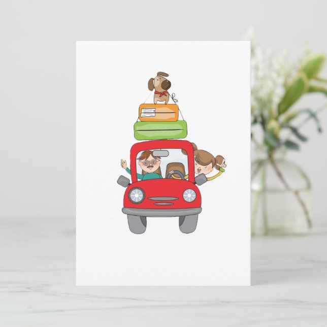 Family Helgdag-inbjudningar Inbjudningar (Stående Fram)