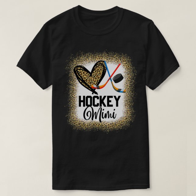 Family Hockey Player presenterar Hockey Mimi T Shirt (Design framsida)