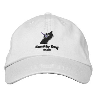 Family Hund Radio Embroized Hat Broderad Keps