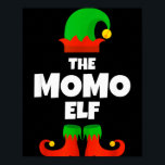 Family I'm The Momo Elf Christmas Matching Pajama  Poster<br><div class="desc">Family I'm The Momo Elf Christmas Matching Pajama Funny</div>