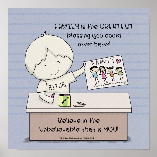Family is Greatest Blessing Poster (Framsidan)