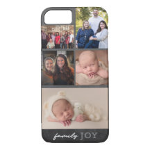 Family Joy 5 Photo Collage Modern