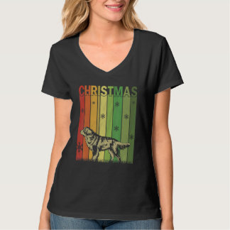 Family Julafton Pj Matching Retro Bernese Mountain T Shirt