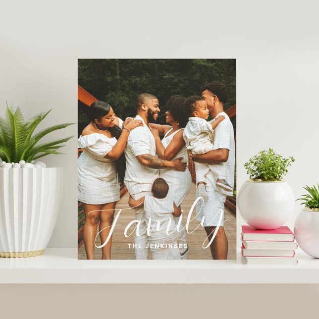 Family Life Personlig Photo Wrapped Canvas (Skapare uppladdad)