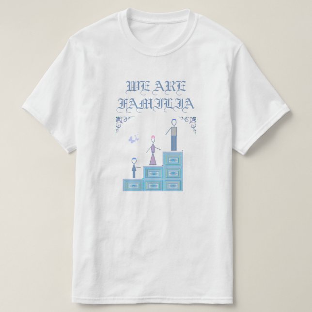 Family line t shirt (Design framsida)