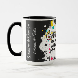 Family Love Burst - personalized Grandparent Day Mugg