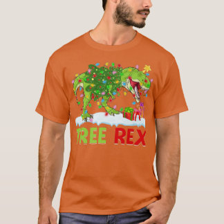 Family Matching Boys Kids Julafton Träd Re Dinosau T Shirt