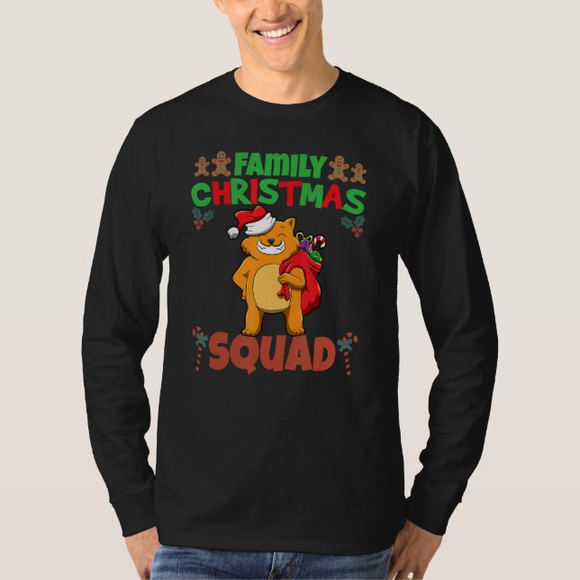 Family Matching Christmas Squad X-Mas Holidays_17 T Shirt (Framsida)