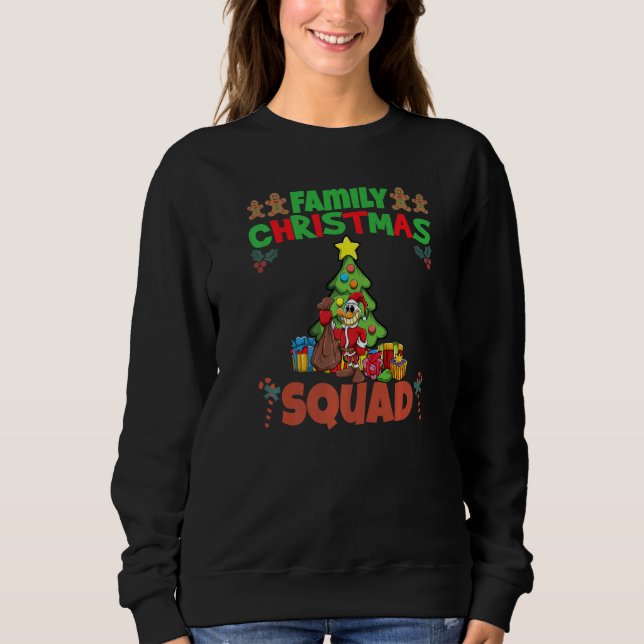 Family Matching Christmas Squad X-Mas Holidays Pre T Shirt (Framsida)