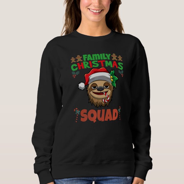 Family Matching Christmas Squad X-Mas Holidays Pre T Shirt (Framsida)