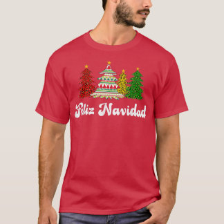 Family Matching Feliz Navidad Spain Meican Chris T Shirt