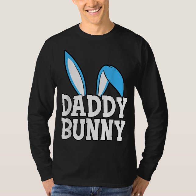 Family Matching för pappa Bunny Cute Costume Pappa T Shirt (Framsida)