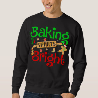 Family Matching Ginger Baking Spirits Bright Chris Lång Ärmad Tröja