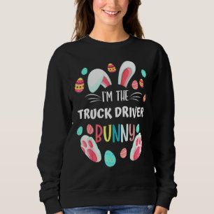 Family Matching Lastbil Driver Bunny Graphic Påsk T Shirt