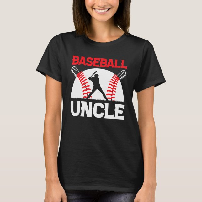 Family Matching   Quote Baseball Uncle T Shirt (Framsida)