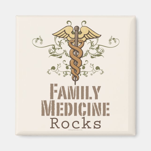 Family Medicine Sten Magnet (Framsidan)