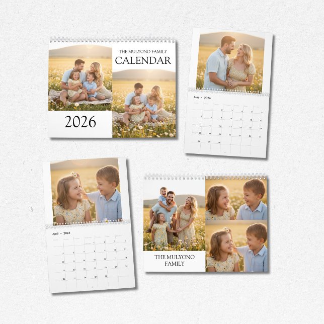Family Memories 2026 Photo Calendar | Cherish Ever Kalender (Skapare uppladdad)