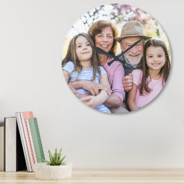 Family Memories Personalized Grandparent Photo Stor Klocka
