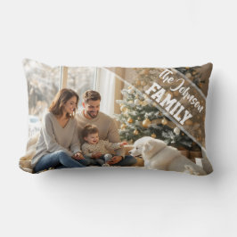 Family modern script Text Overlay with Two Photos Lumbarkudde