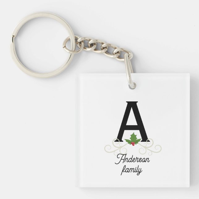 Family Monogram jul Holly (Framsidan)