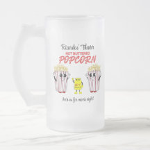Family Movie Theater Fun Popcorn Mascots