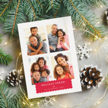 FAMILY MULTI PHOTO modern minimal enkel banderoll